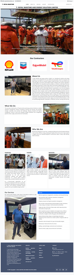 draftek systems limited website design CarbonFree Africa Consulting